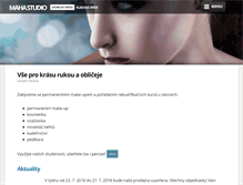 Tablet Screenshot of mahastudio.cz
